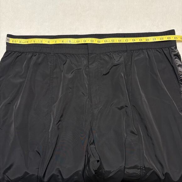 Future Collective Kahlana Brown High-Rise Nylon Ankle Zip Joggers Black Size 3X - Picture 9 of 11